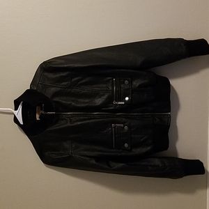 Paris Blues Est. 1981 Black Leather Jacket Size:L